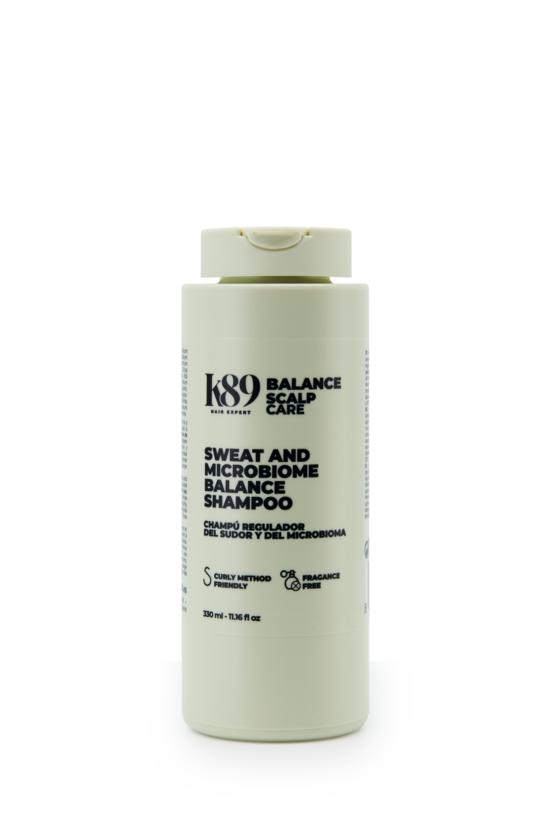 K89 Scalp Care Balance šampūns sviedru un mikrobiomas balansam 330 ml